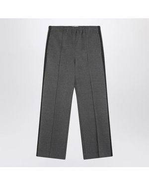 Miu Miu Anthracite Knitted Pants - Gray
