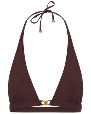 Celine Triomphe Triangle Top - Purple