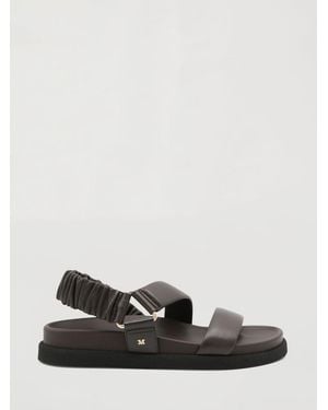 Max Mara Leather Sandals - White