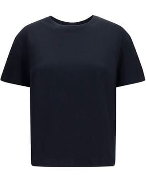 TOTEME Classic Monochrome T-Shirt - Blue
