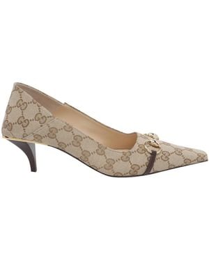 Gucci Vittoria Pumps - Gray