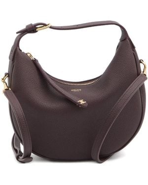 Celine Lule Teen Leather Shoulder Bag - Brown