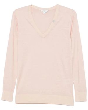 Malo Cashmere V Neck - Pink