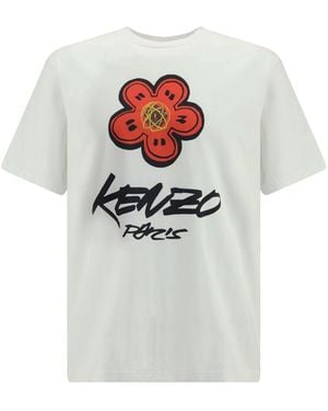 KENZO Futura 2000 Cotton T-Shirt - White