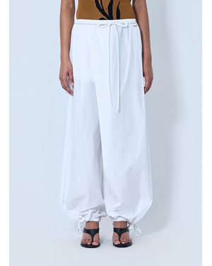 Marni Wide-Leg Drawstring Pants - Blue