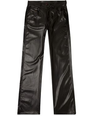 DIESEL Faxu Leather Pants - Black