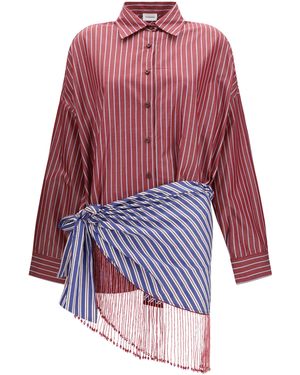 ANDAMANE Jolene Shirt Dress - Red