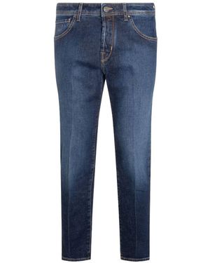 Jacob Cohen Slim Fit Cotton Pants - Blue