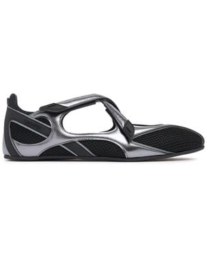 The Attico "Floor 01" Ballerina Flat - Black