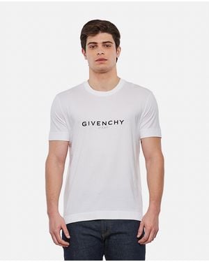 Givenchy Slim Fit Logo T-Shirt - White