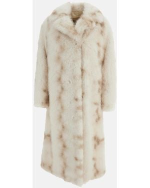 Herno Lynx-Effect Faux Fur Coat - White