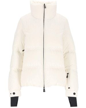 Moncler "Anglins" Padded Hooded Ski Jacket - Natural