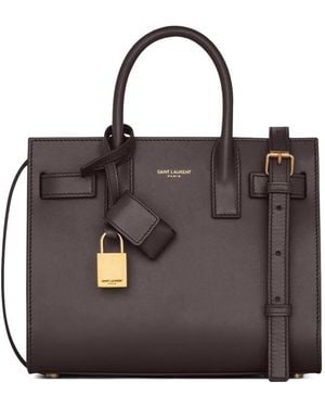 Saint Laurent Sac De Jour Nano Handbag - Black