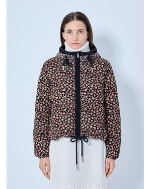 Moncler Becfigue Hooded Down Jacket - Multicolor