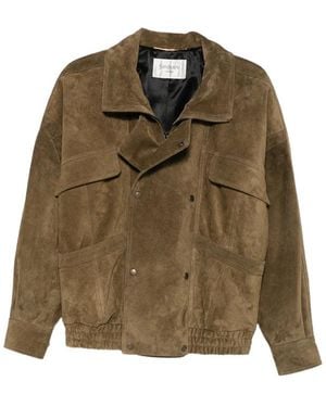 Saint Laurent Jackets - Green