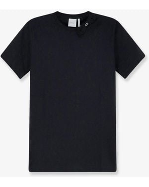 Dior Cotton T-Shirt With Grosgrain Bow - Black