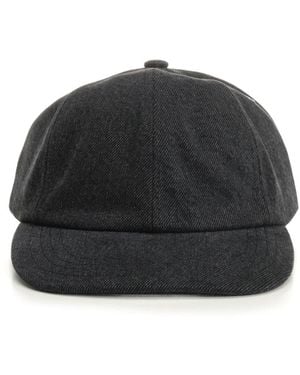 Ami Paris Ami Denim Cap - Black