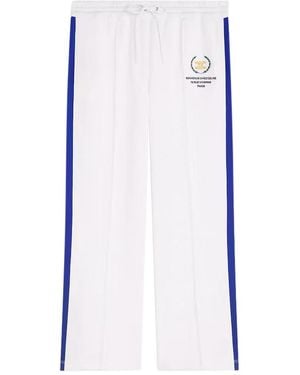 Celine Double-Faced Jersey Sweatpants - White