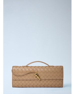 Bottega Veneta Long Andiamo Clutch - Blue