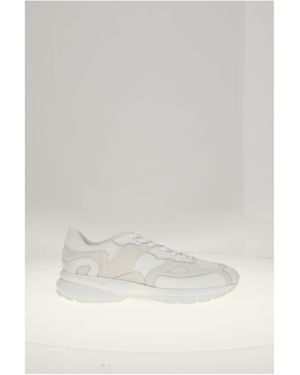 Celine Low Lace-Up Sneaker-Presse - White