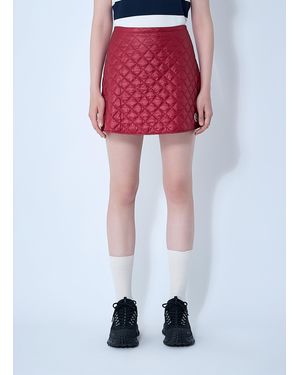 Moncler Quilted Skirt - Red
