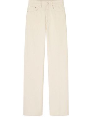A.P.C. Domino High-Rise Jeans - Natural