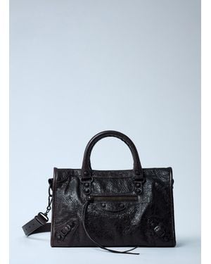 Balenciaga Small Le City Handbag - Black