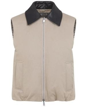 Brunello Cucinelli Neutrals Jackets - Brown
