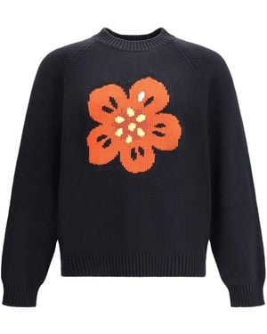 KENZO Boke Flower Sweater - Blue