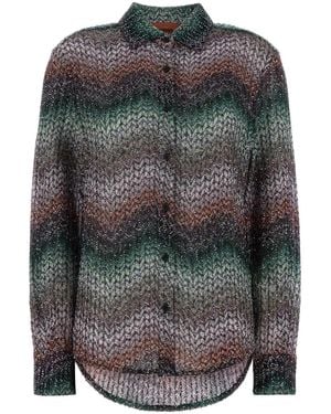 Missoni Regular Solid Shirt - Gray