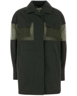 Fendi Cotton Blend Jacket - Green