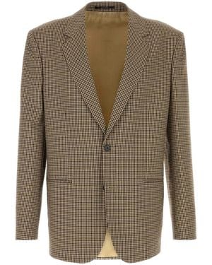 Gucci Wool Single-Breasted Blazer Jacket - Green
