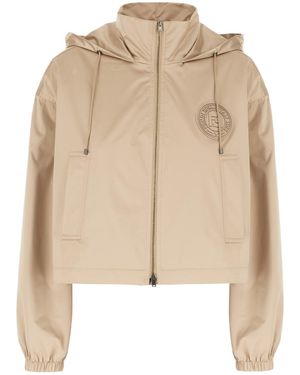 Fendi Clothing Jackets - Natural