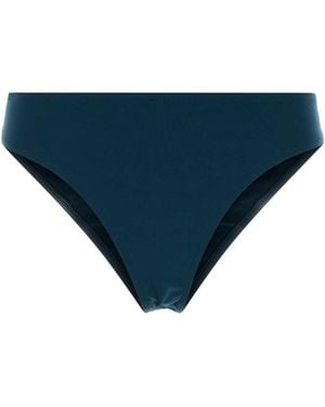 Eres Petrol Stretch Nylon Coulisse Bikini Bottom - Blue