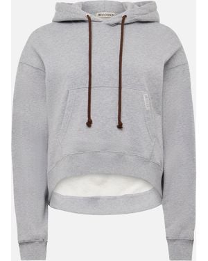 JW Anderson Jw Anderson Tipped Hem Hoodie - Gray