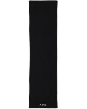 A.P.C. Wool Scarf - Black