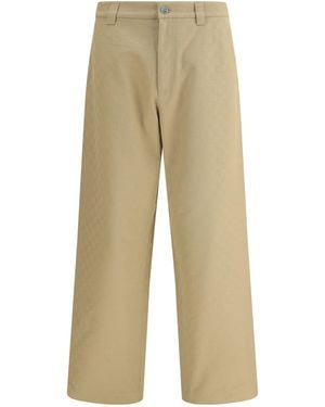 Gucci Cotton Pants - Natural