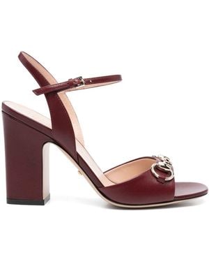 Gucci Leather Heels - Pink