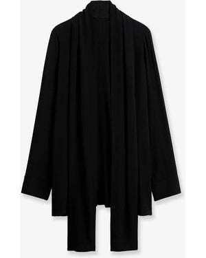TOTEME Draped Blouse With Scarf - Black
