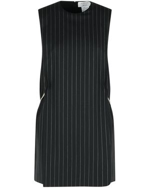 Sportmax 'Domini' Virgin Wool Blend Dress - Black