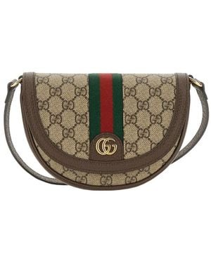 Gucci Mini "Ophidia" Bag - Gray