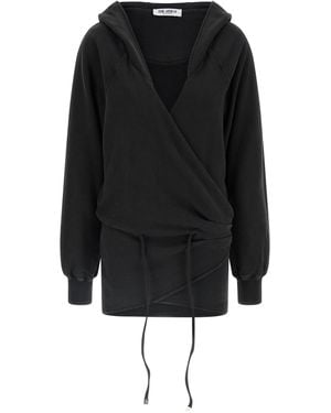 The Attico Hooded Dress - Black