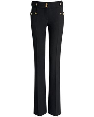 Balmain Wool Pants - Black