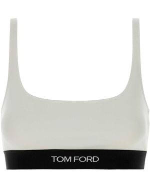 Tom Ford Stretch Modal Bra - White