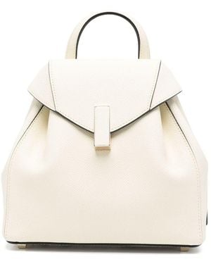 Valextra Iside Mini Leather Backpack - Natural
