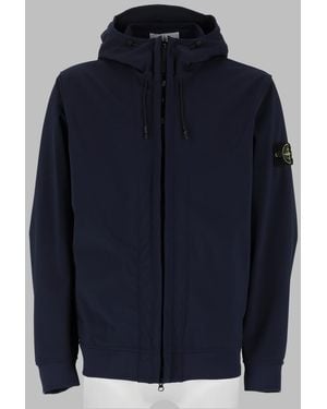 Stone Island Technical Two-Layer Jacket - Blue