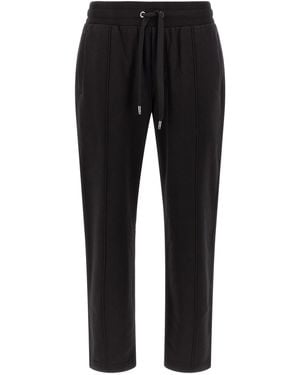 Dolce & Gabbana Dolce & Gabbana Logo Plaque Sweatpants - Black