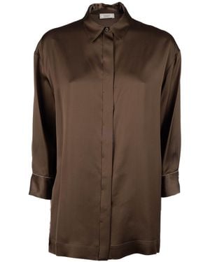 Peserico Clothing Shirts - Brown