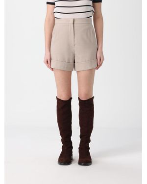 Max Mara Tailored Wool Shorts - Natural
