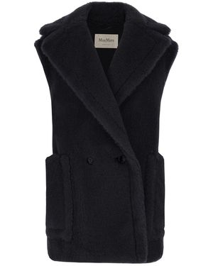 Max Mara Clothing Coats - Black